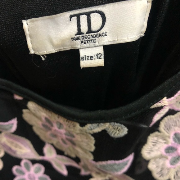 ASOS True Decadence Embroidered Lace Maxi Dress 8P - Picture 8 of 8